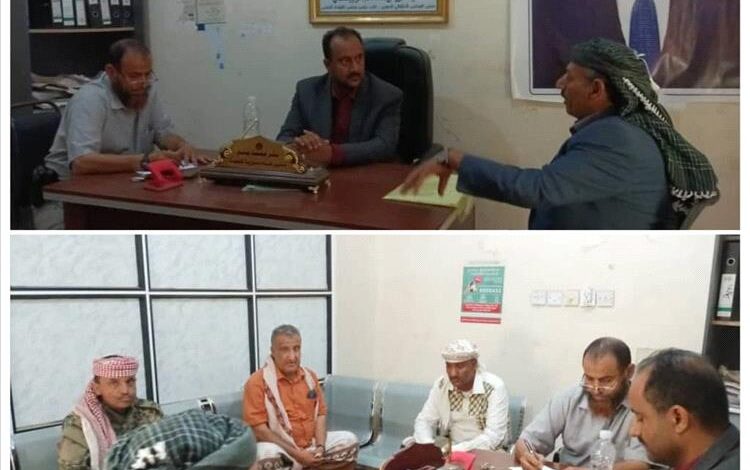 مدير عام قعطبة يلتقي بفريق لجنة الحماية المجتمعية التابع لشبكة حماية الطفل بالضالع  ضمن مشروع حماية الأطفال بالمديرية