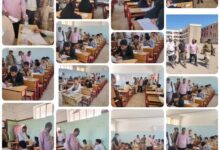مدير عام مديرية قعطبة الشاعري يدشن بدء امتحانات الثانوية العامة