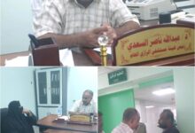 مدير عام هيئة مستشفى الرازي بأبين يتفقد الاقسام ويلتقي بالاطباء ويشدد على الانضباط الوظيفي