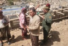 مدير عام يهر يتفقد العمل بمشروع طريق ضيك - المفلحي