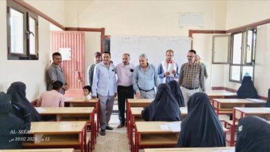 مدير مكتب التربية يشيد بمراكز إختبارات مديرية الأزارق