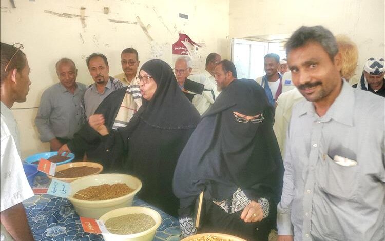 مشروع دعم التغذية ينظم المعرض الزراعي الثاني للحبوب  بدلتا تبن