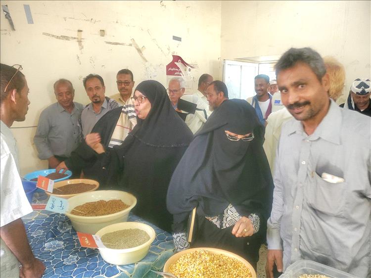مشروع دعم التغذية ينظم المعرض الزراعي الثاني للحبوب بدلتا تبن