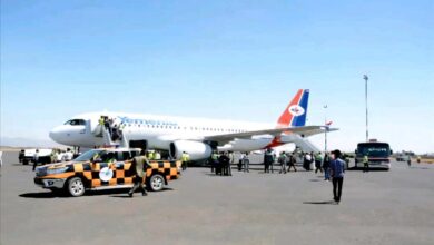 مطار صنعاء الدولي يستأنف نشاطه ويستقبل الرحلة الثانية للخطوط الجوية اليمنية