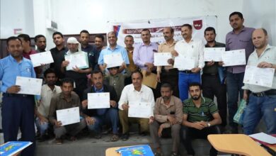 مكتب الصحة بمأرب يختتم تدريب 62 كادراً صحياً على نظام الإنذار المبكر للأوبئة