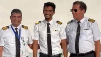 من هو الطالب اليمني عبدالرحمن الذي حقق المركز الاول في دفعته على مستوى اكاديمية الطيران المصرية ومن هو والده ؟