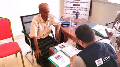منسق مشاريع اليونسكو في حضرموت يطلع على نشاط مؤسسة حضرموت لخدمة التراث