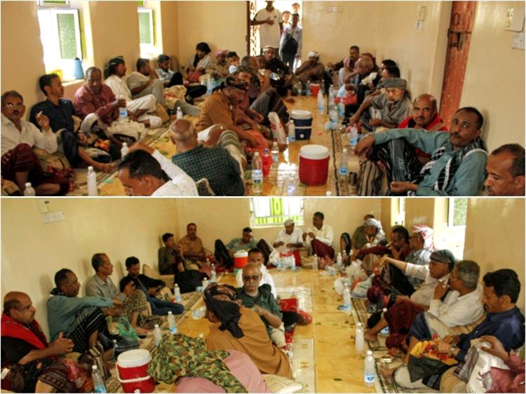 منطقة اللقوح بحالمين تشهد إشهار تنصيب الشيخ عادل ثابت صالح المحبشي شيخًا لقبيلة المحابشة