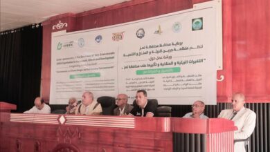 منظمة جرين للبيئة والمناخ والتنمية تنظم ورشة عمل حول التغيرات البيئية والمناخية وتأثيرها على المحافظة