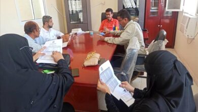 نائب رئيس جامعة أبين للشؤون الأكاديمية يجتمع بلجنة التقييم البرامجي في مركز الاعتماد الأكاديمي وضمان الجودة