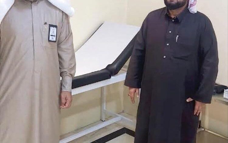 نائب رئيس لجنة مكتب شؤون حجاج اليمن بالمدينة المنورة يتفقد المقرات الطبية المخصصة لخدمة الحجاج