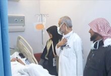 نائب وزير الصحة يتفقد حالات مرضية لحجاج يمنيين في المدينة المنورة