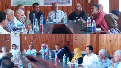 ندوة  في البريقة حول التغيرات المناخية وأثرها على البيئة البحرية ومصائد الاسماك