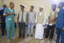 نزول ميداني للمستشفى الميداني السعودي بميناء الوديعة البرّي بحضرموت..