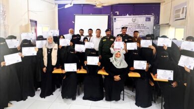 ورشة تدريبية بعدن حول تعزيز دور الشرطة النسائية في توعية المجتمع من مخاطر الجريمة