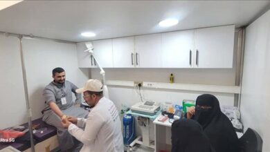 وزارة الصحة تقدم خدماتها في منفذ الوديعة لحجاج بيت الله الحرام
