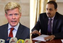 وزير الإعلام يهاجم غروندبرغ: عاجز عن حماية موظفيه ويتحدث عن "السلام"