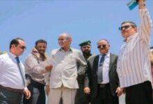 وزير النقل يبحث مع الفريق الصبيحي مستقبل مطار عدن ومنفذ رأس العارة البحري