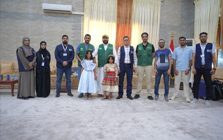 وصول الفريق الطبي التطوعي التابع لمركز الملك سلمان للإغاثة والأعمال الإنسانية إلى اليمن لتنفيذ مشروع لعلاج أورام الأطفال