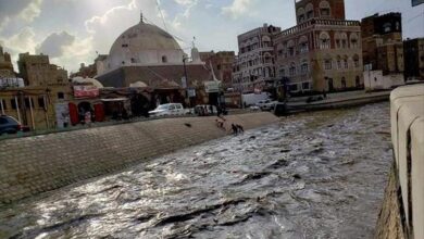 وفاة طفلتين غرقا بسيول الأمطار في صنعاء