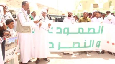 وقفة تضامنية في "تاربة " بسيئون نصرةً لغزة وفلسطين