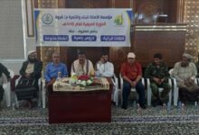 وكيلا محافظة شبوة الكندي وشمح ومدير عام عتق يدشّنون المراكز الصيفية بالعاصمة عتق