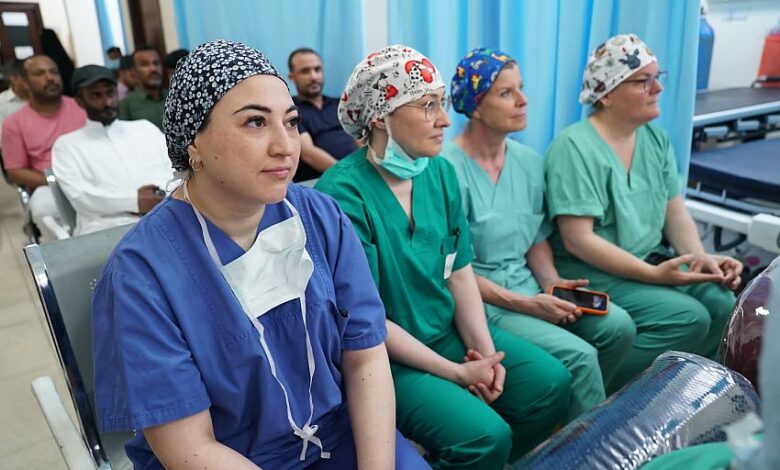 اختتام المخيم الطبي المجاني للأطفال في المهرة