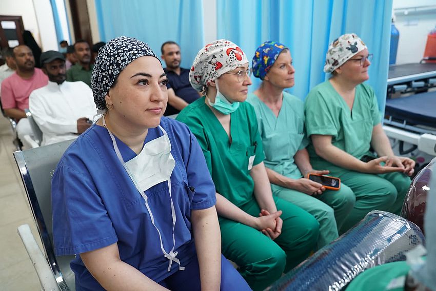 اختتام المخيم الطبي المجاني للأطفال في المهرة