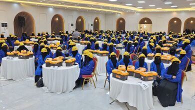 اختتام برنامج التدريب المهني للمنتجات الشمسية وتدشين مرحلة الإنتاج والتوزيع للأسر المستضعفة في القطن بحضرموت