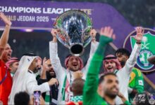 احتفالات أهلي جدة بالتتويج الأسيوي