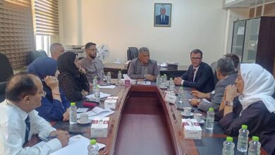 السلطة المحلية بعدن تبحث مع وفد منظمة فريدريش ايبرت توسيع تدخلاتها ومشاريعها الخدمية والتنموية