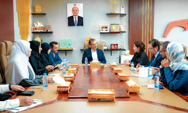المحافظ لملس يلتقي ممثلة هيئة الأمم المتحدة للمرأة في اليمن