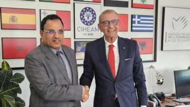 الوزير السقطري يبحث مع المركز الدولي للدراسات الزراعية لمنطقة البحر الأبيض المتوسط التعاون المشترك