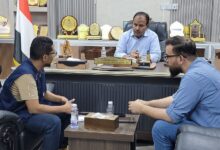 الوكيل العامري يبحث مع مدير برنامج الأغذية العالمي تدخلات البرنامج بوادي وصحراء حضرموت