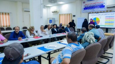 بدء ورشة تدريبية للتعريف ببرنامج التأهيل المجتمعي لأصحاب المصلحة بمديرية الشعيب
