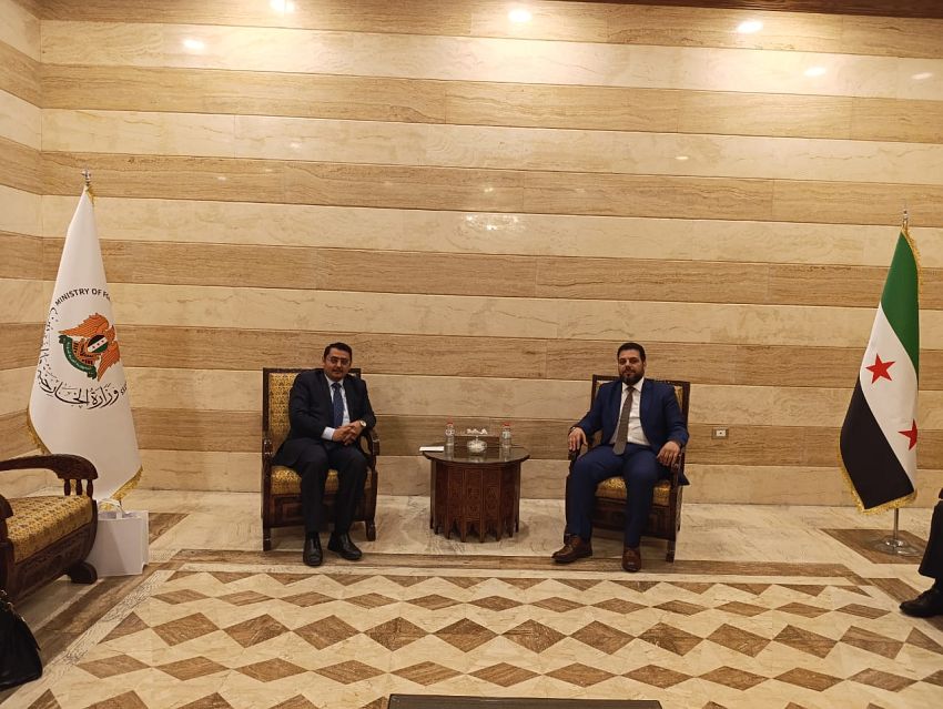 بعكر يبحث مع مدير الإدارة العربية بالخارجية السورية آليات تفعيل الاتفاقيات الموقعة بين البلدين