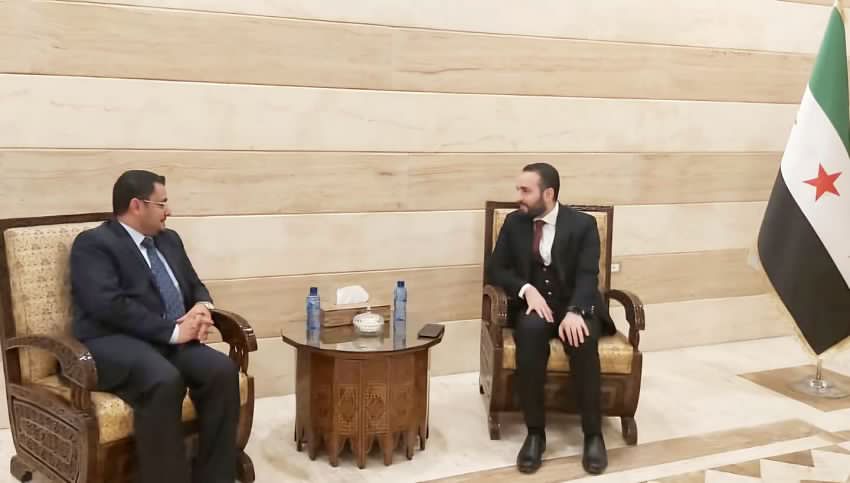 بعكر يبحث مع مسؤول في وزارة الخارجية السورية سبل تعزيز التعاون القنصلي