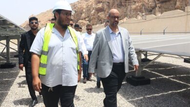 تدشين المرحلة الثانية من مشروع مركز انزال خلف في المكلا