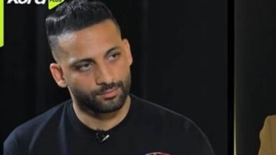 حسام حسن لاعب منتخب الشباب