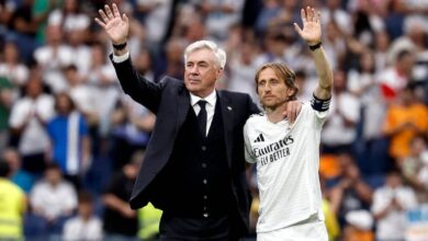 أنشيلوتي ومودريتش