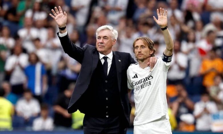 أنشيلوتي ومودريتش