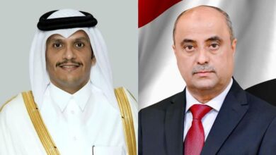 رئيس الوزراء يتلقى برقية تهنئة من نظيره القطري