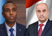 رئيس الوزراء يتلقى برقية من نظيره الصومالي
