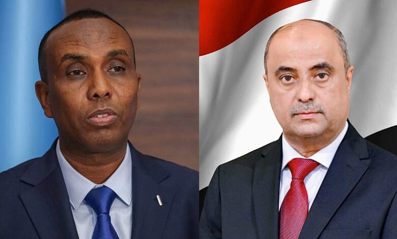 رئيس الوزراء يتلقى برقية من نظيره الصومالي