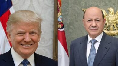 رئيس مجلس القيادة يتلقى برقية تهنئة من الرئيس الامريكي بمناسبة العيد الوطني