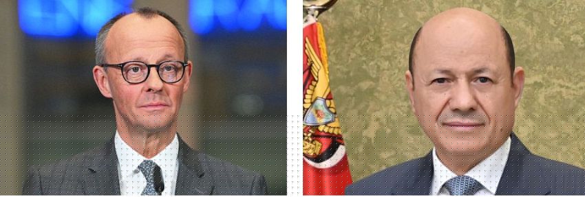 رئيس مجلس القيادة يهنئ المستشار الالماني الجديد