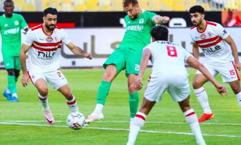 الزمالك ضد المصري