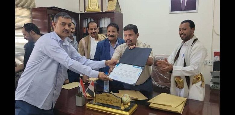 شركة الغاز تدشن بمنشأة مأرب استبدال إسطوانات الغاز التالفة وتكرم الموظفين المبرزين