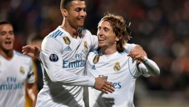 رونالدو ومودريتش