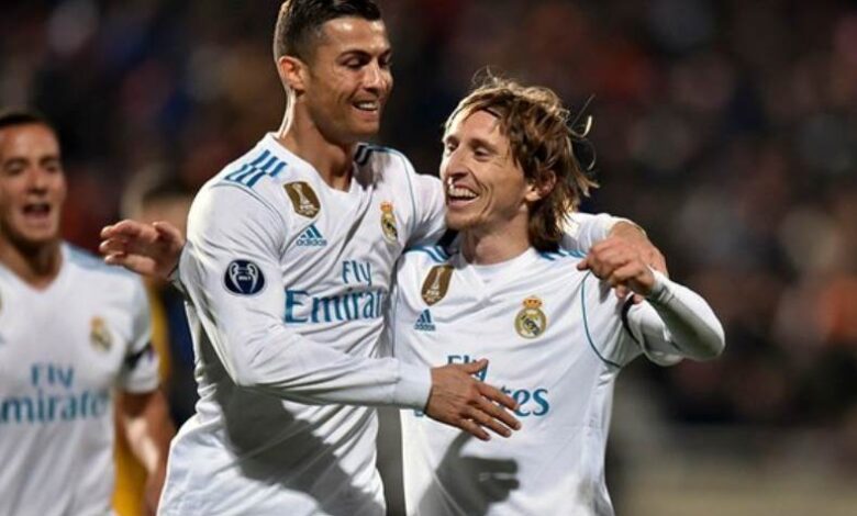 رونالدو ومودريتش